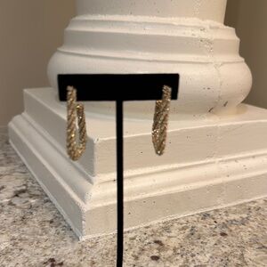 Park Lane Gold Braided Hoop Earrings